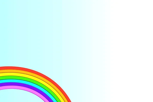 Illustratie Het Patroon Van Regenboog Het Behang — Stockfoto