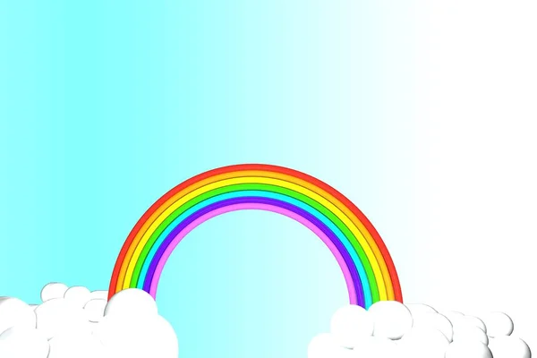 Ilustración Patrón Del Arco Iris Fondo Pantalla — Foto de Stock