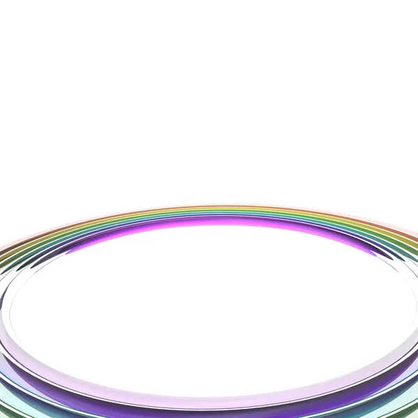 3 boyutlu illüstrasyon. Duvar kağıdındaki gökkuşağının deseni.