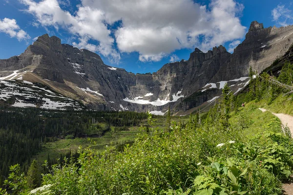 Fotografování krajiny z Usa národní Park Glacier — Stock fotografie