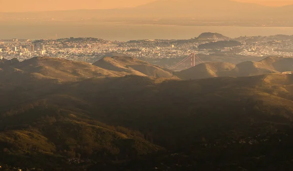 San Francisco desde el Monte Tamalpais — Foto de Stock