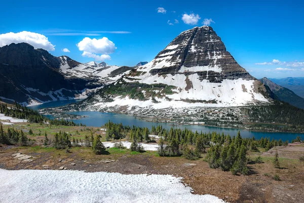 Hidden lake, Glacier National Park Stock Picture