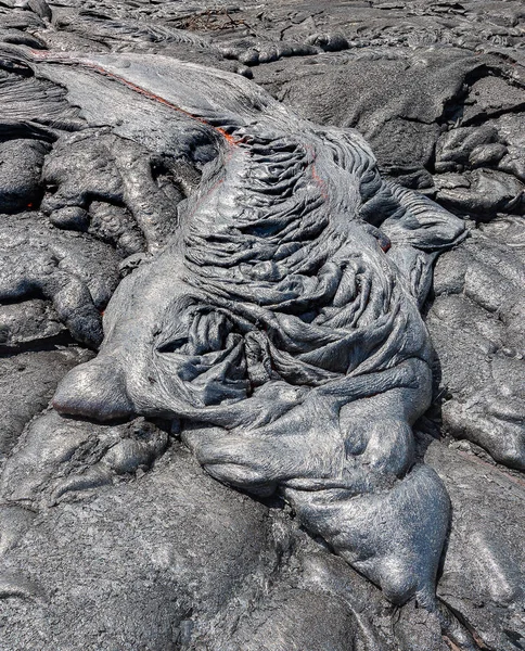 Lava veld in Hawaï — Stockfoto