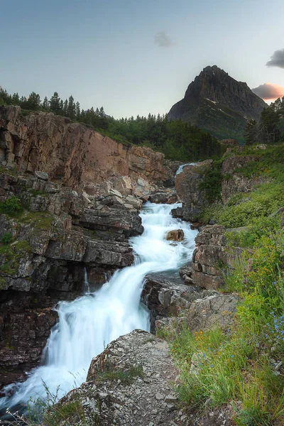 Vista panorámica en el Parque Nacional Glaciar — Foto de Stock