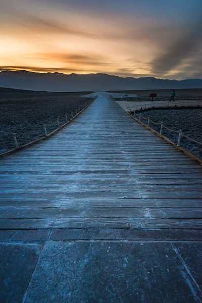 Bacia de Badwater, Parque Nacional do Vale da Morte — Fotografia de Stock