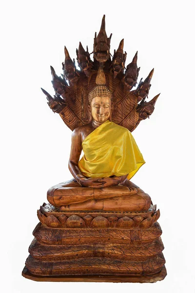 Estatua de madera Buddha —  Fotos de Stock