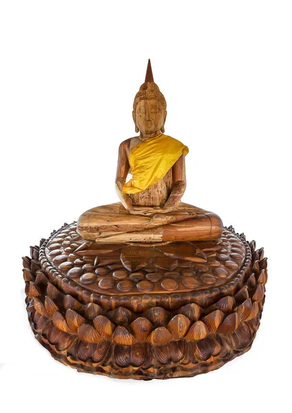 Estatua de madera Buddha —  Fotos de Stock