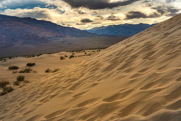 Mesquite Flat Sand Dunes, Parque Nacional del Valle de la Muerte — Foto de Stock