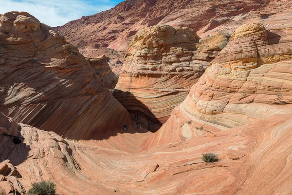 Fala w północnej Coyote Buttes, Arizona — Zdjęcie stockowe