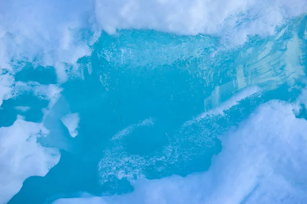 Textura de primer plano de la superficie de hielo —  Fotos de Stock