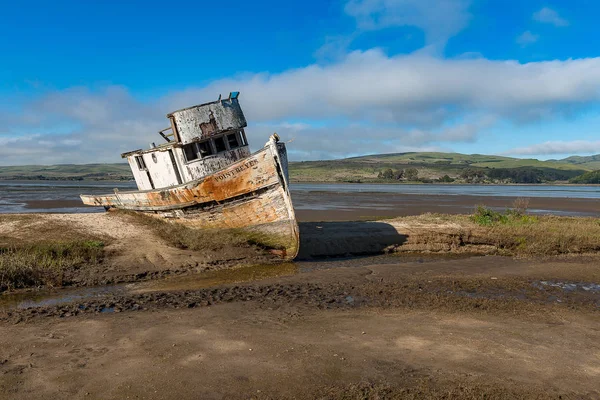 Naufrágio em Point Reyes Califórnia — Fotografia de Stock