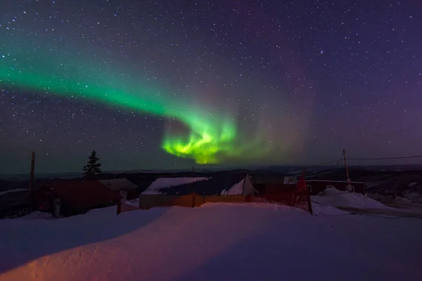 Aurora Borealis i Alaska — Stockfoto