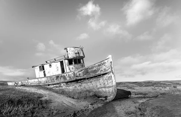 Naufrágio em Point Reyes Califórnia — Fotografia de Stock