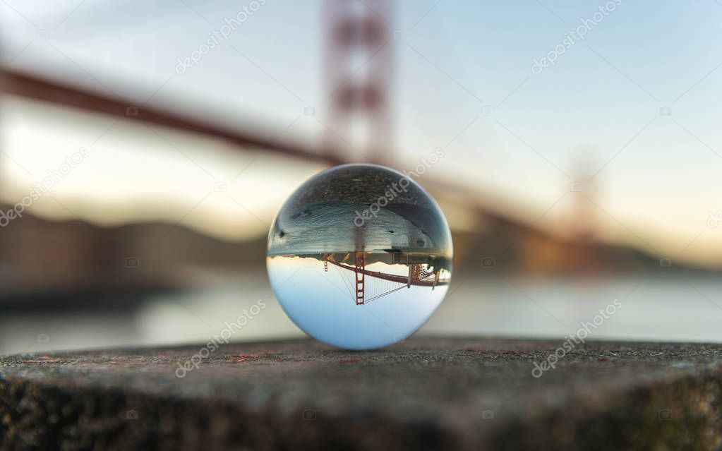 Golden Gate Bridge and Crystal Ball