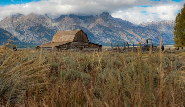 Mormon Row Historic in autunno — Foto Stock