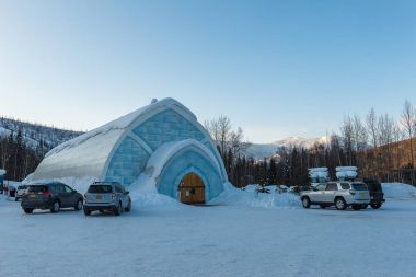 Ice Sculpture musuem in Alaska clipart