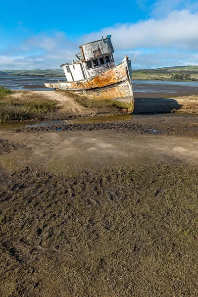 Naufrágio em Point Reyes Califórnia — Fotografia de Stock