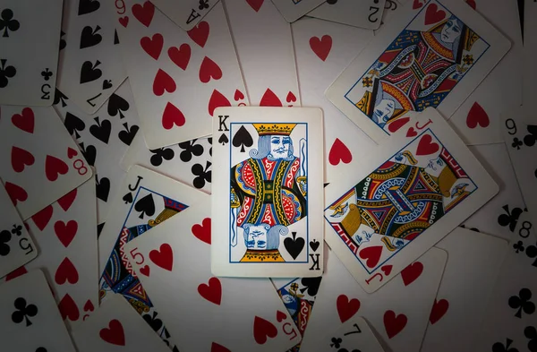 Líder de tarjetas de Poker — Foto de Stock
