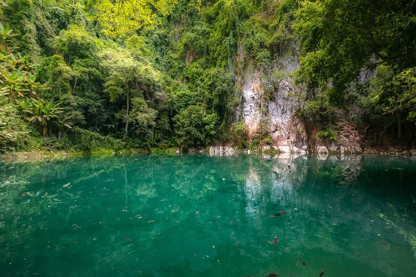 De emerald pool, Noord-Thailand — Stockfoto