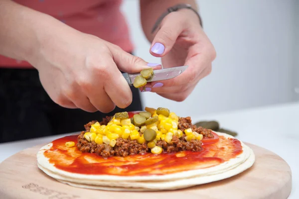 Élelmiszer, mexikói tortilla — Stock Fotó