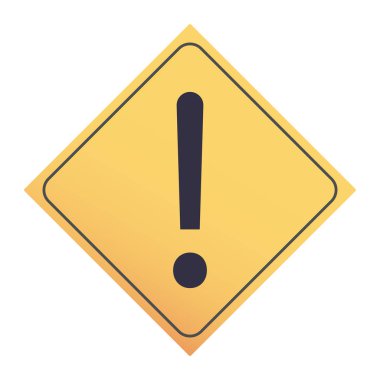 Dikkat sembolü, önemli ve uyarı. Ünlem