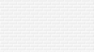 Beyaz tuğlaların kusursuz deseni. Tuğla duvar vektör dokusu.