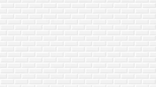 Seamless Pattern White Bricks Brick Wall Vector Texture — Stock Vector