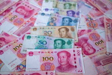 Çin para birimi seti yuan renminbi.
