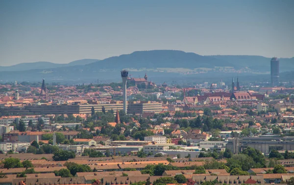 Panorama de la ciudad de Nuremberg en Franconia —  Fotos de Stock