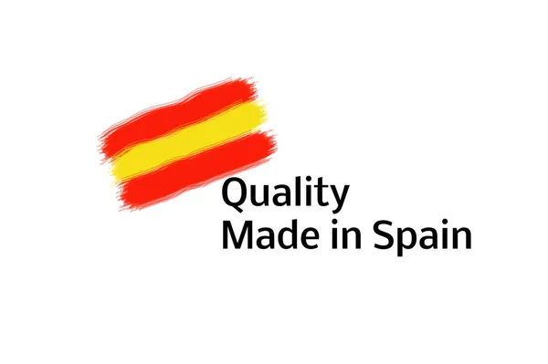 Kvalitet tillverkad i Spanien — Stockfoto