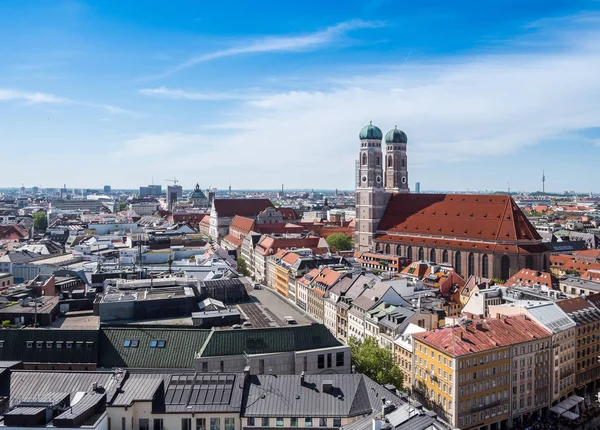 德国慕尼黑的Frauenkirche — 图库照片