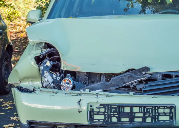 Несчастный случай с автомобилем — стоковое фото