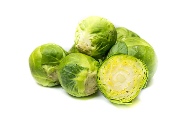 Brussels sprouts isolated background — ストック写真