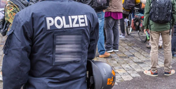 Germany Police demonstration male