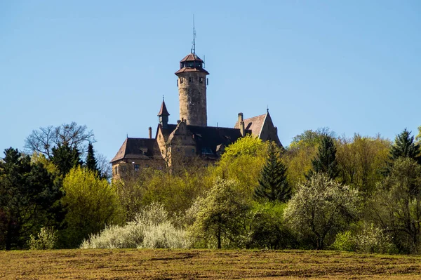 Altenburg, Bamberg slott bakgrund — Stockfoto