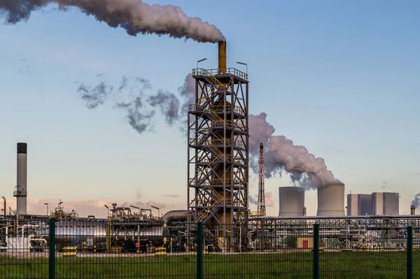 Centrale elettrica a carbone Lippendorf Germania — Foto Stock