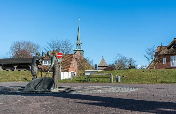 Jan en Gret dorpsplein Spo — Stockfoto