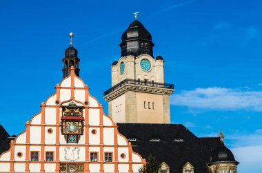 Plauen City Hall in Saxony clipart