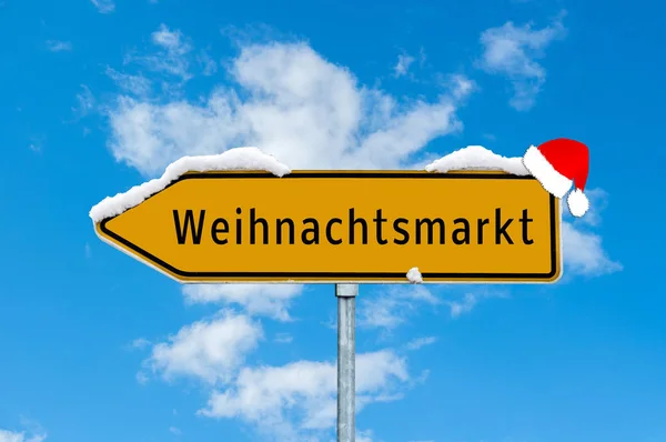 Weihnachtsmarktführer auf deutsch — Stockfoto