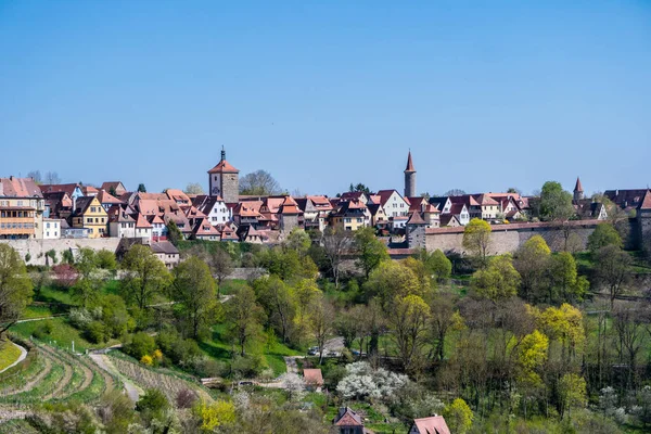 Панорама Ротенбург-об-дер-Таубер — стоковое фото