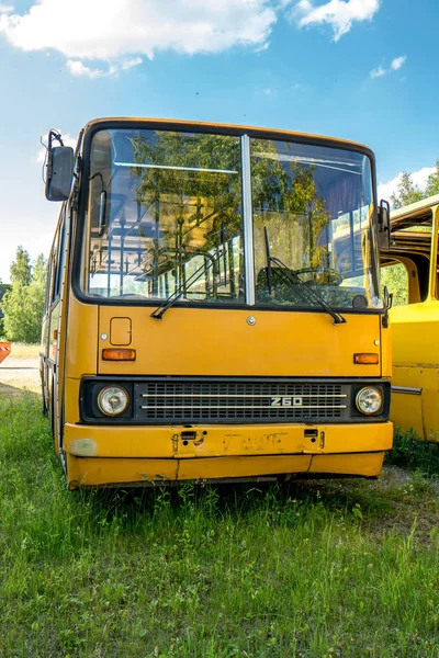 Tarihsel bus ön görüntüsü — Stok fotoğraf