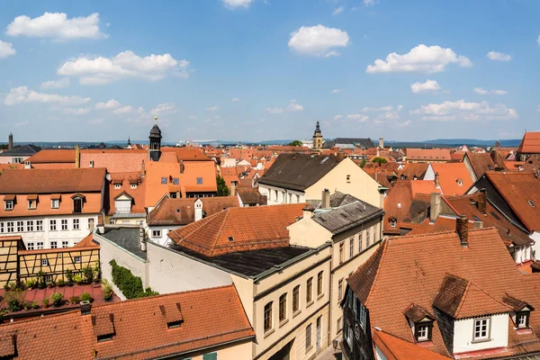 Acima dos telhados da imagem de Bamberg — Fotografia de Stock