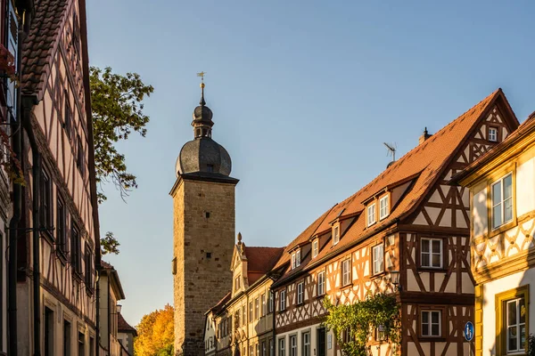 Strega torre in Zeil am Main — Foto Stock