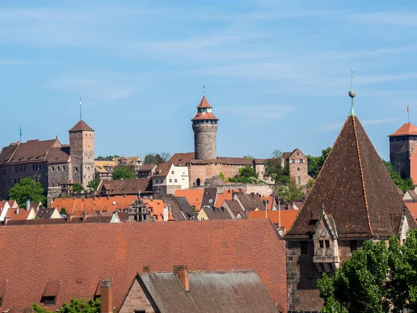 Kaiserburg Nürnberg Bajorország képe — Stock Fotó