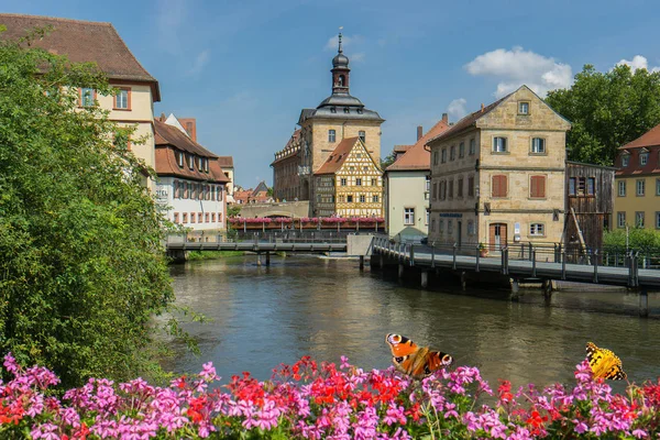 Skyline Bamberg Városháza — Stock Fotó