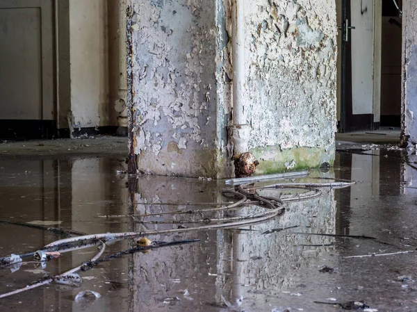 Eau élevée Dommages inondés — Photo