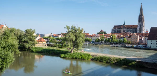 Almanya, Regensburg 'dan Skyline — Stok fotoğraf