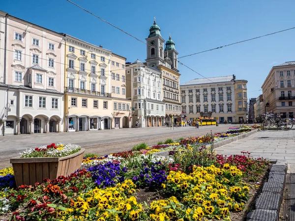 Linz főterén. — Stock Fotó