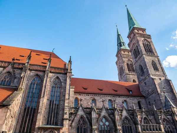 Nuremberg Sebaldus church in the City — 스톡 사진