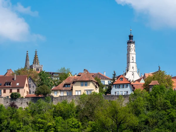 Visualizza il municipio da Rothenburg ob der Tauber — Foto Stock